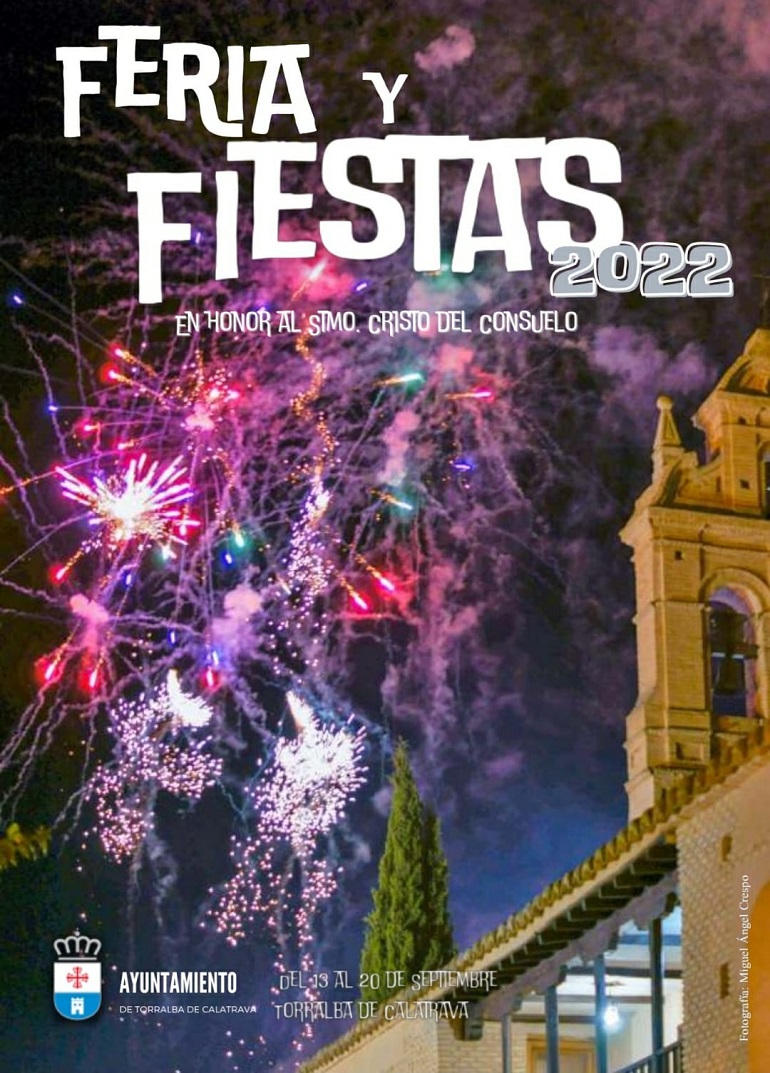 Cartel de Feria y Fiestas en honor al Santísimo Cristo del Consuelo 2022